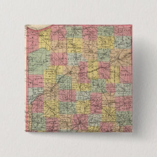 Indiana 15 Cm Square Badge