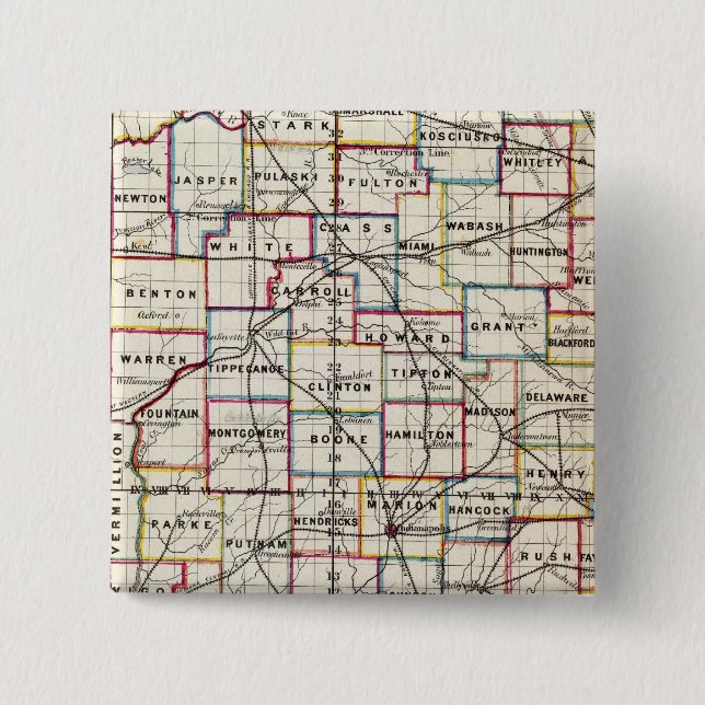 Indiana 2 15 cm square badge (Front)