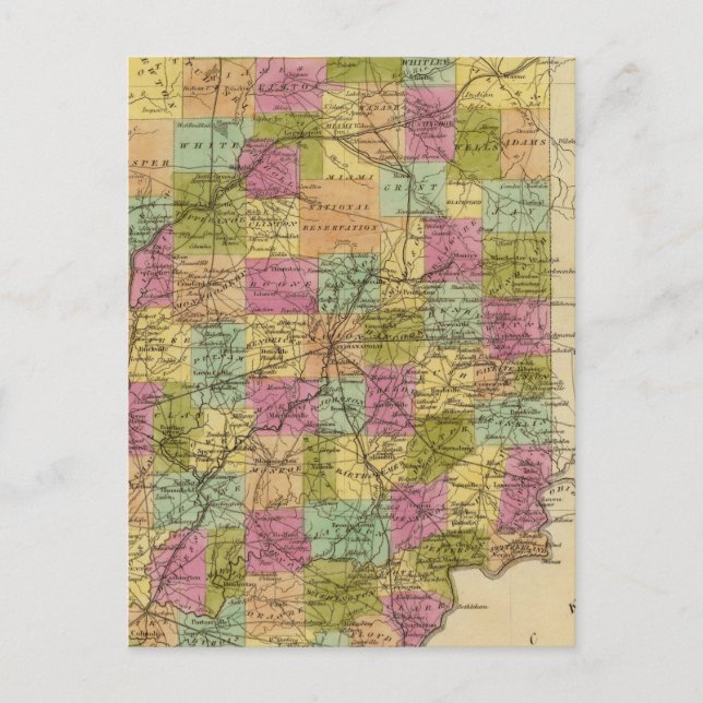 Indiana 3 postcard (Front)