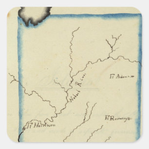 Indiana 4 square sticker