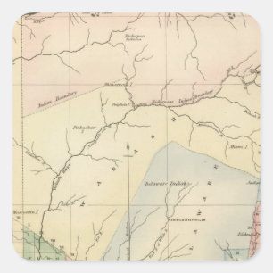 Indiana 4 square sticker