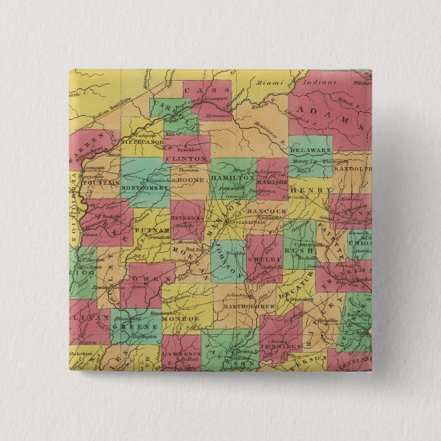 Indiana 6 15 cm square badge (Front)