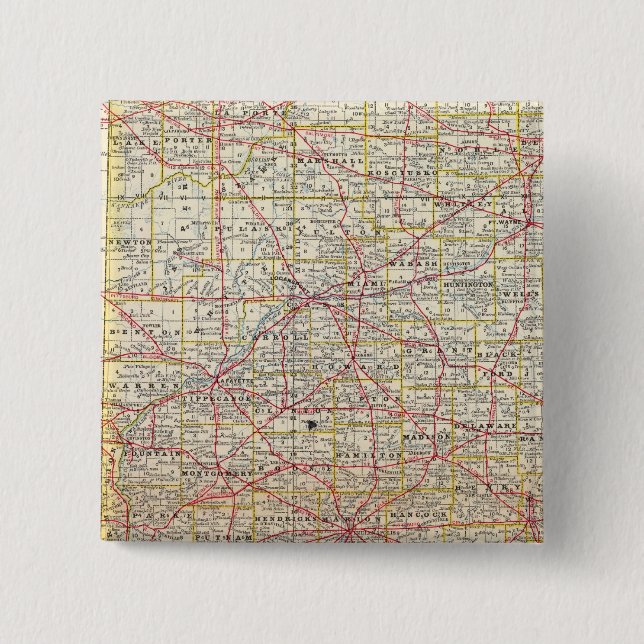 Indiana 7 15 cm square badge (Front)