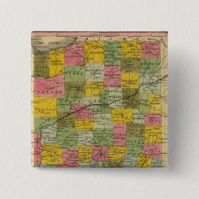 Indiana 9 15 cm square badge (Front)
