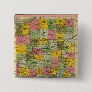Indiana 9 15 cm square badge