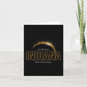 Indiana America April 2024 Path Of Totality Solar Card