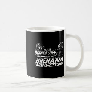 Indiana Arm Wrestling Coffee Mug