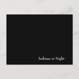 Indiana at Night Postcard