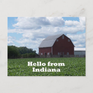 Indiana Barn Postcard