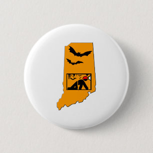 Indiana Caver 6 Cm Round Badge