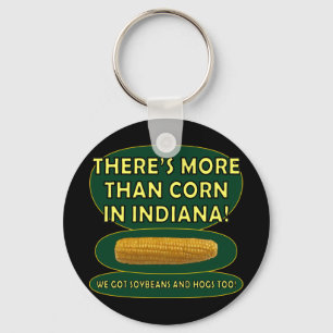Indiana Corn Key Ring