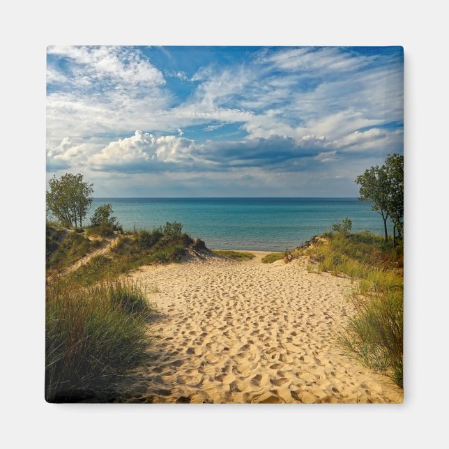 Indiana Dunes, Lake Michigan Magnet (Front)