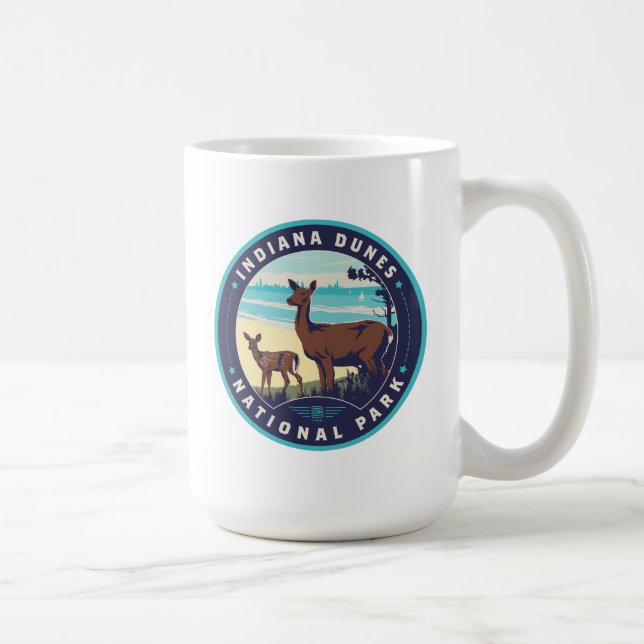 Indiana Dunes National Park Coffee Mug (Right)