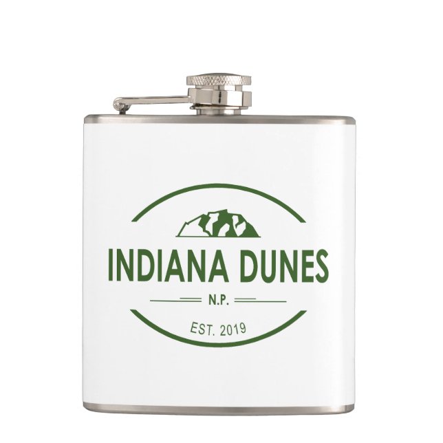 Indiana Dunes National Park Hip Flask (Front)