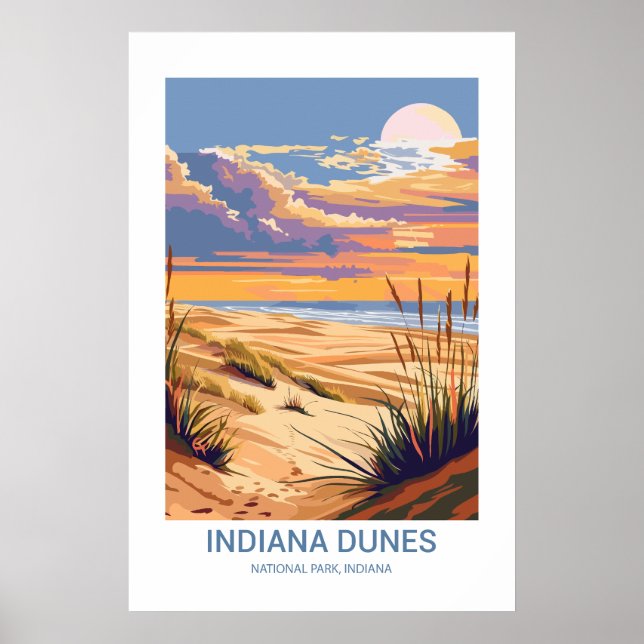 Indiana Dunes National Park Indiana USA  Poster (Front)