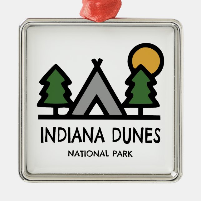 Indiana Dunes National Park Metal Ornament (Front)