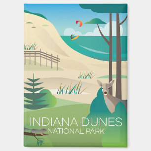 Indiana Dunes National Park Refrigerator Magnet