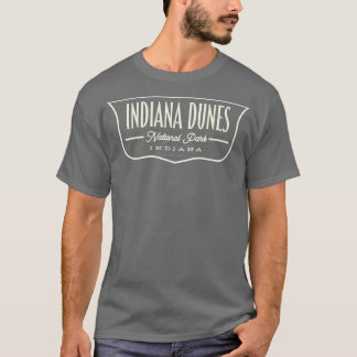Indiana Dunes National Park Shield Tan T-Shirt