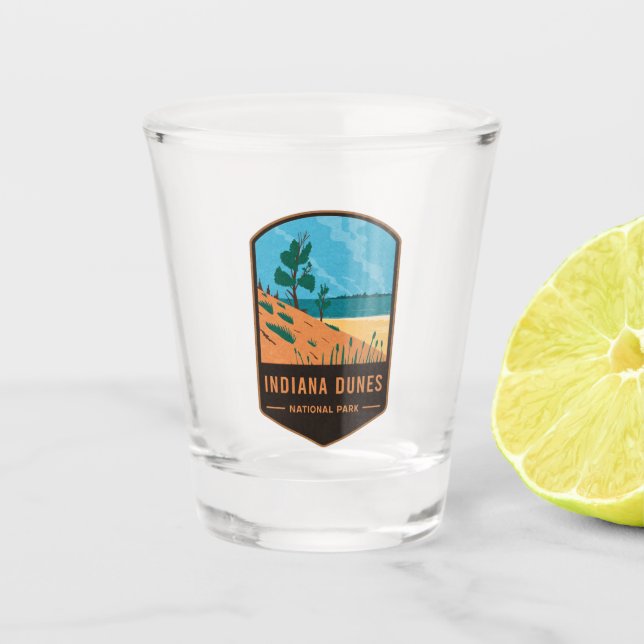 Indiana Dunes National Park Shot Glass (Front)