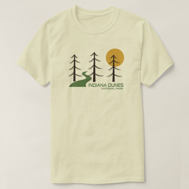 Indiana Dunes National Park Trail T-Shirt (Design Front)