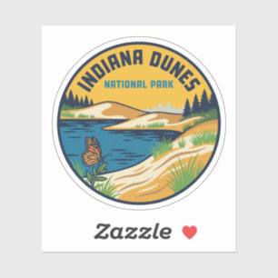 Indiana Dunes National Park Travel Decal Sticker