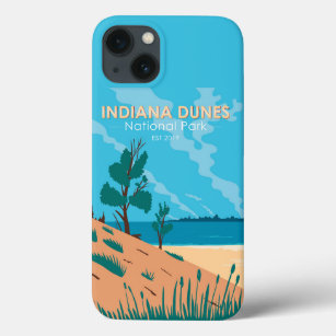 Indiana Dunes National Park Vintage iPhone 13 Case