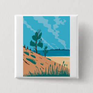 Indiana Dunes National Park WPA 15 Cm Square Badge