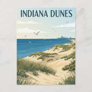 Indiana Dunes Postcard