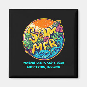 Indiana Dunes State Park Chesterton Indiana Summer Magnet