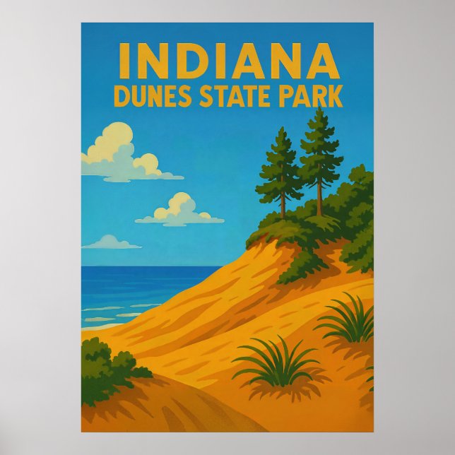 Indiana Dunes state park V01 Poster (Front)