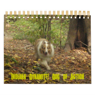 Indiana Dynamite! Dog of Action Calendar