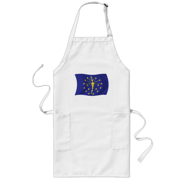 Indiana Flag Apron (Front)