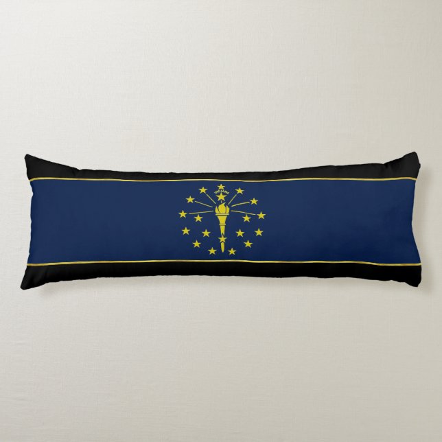 Indiana flag body cushion (Front)