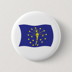 Indiana Flag Button