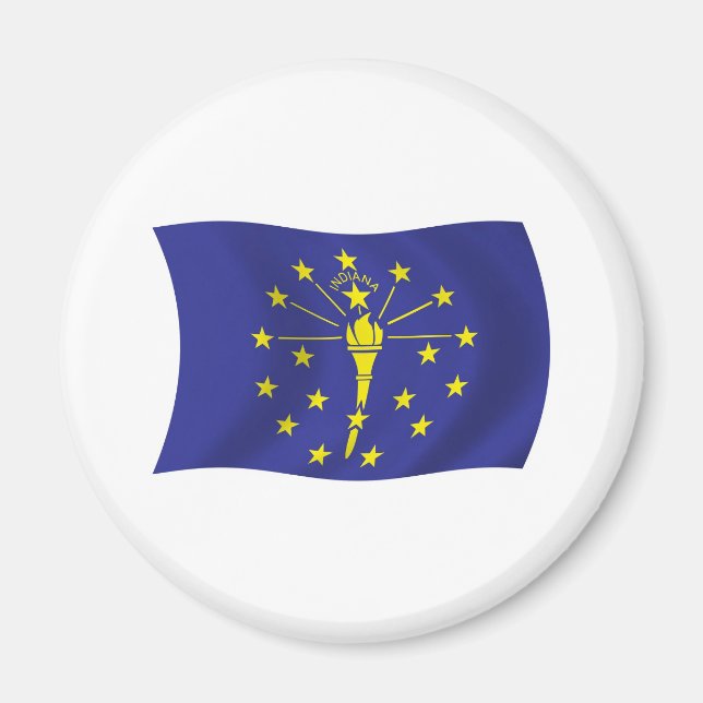 Indiana Flag Magnet (Front)