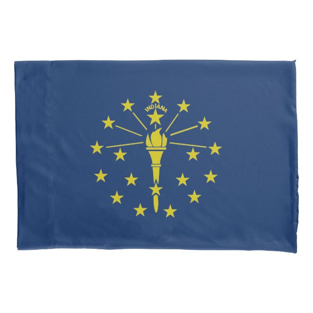 Indiana flag pillowcase (Front)