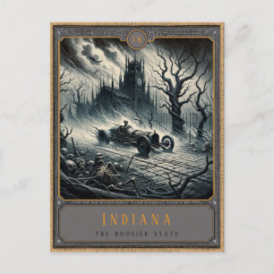 Indiana   Gothic Art Postcard