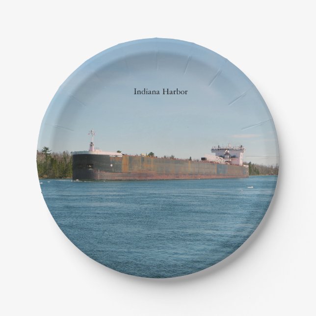 Indiana Harbour paper plate (Front)