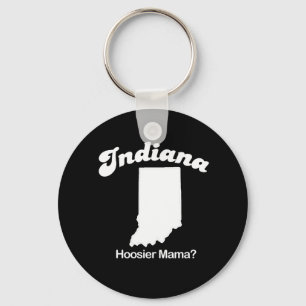 Indiana - Hoosier Mama T-shirt Key Ring