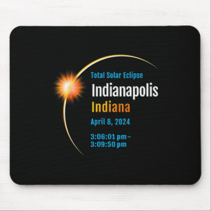 Indiana In Total Solar Eclipse 2024 1 Mouse Pad