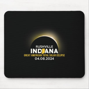 Indiana In Total Solar Eclipse 2024 Mouse Pad