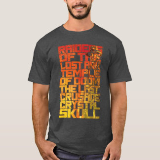 Indiana Jones Raiders Ofhe Lost Ark Movieitles Sta T-Shirt