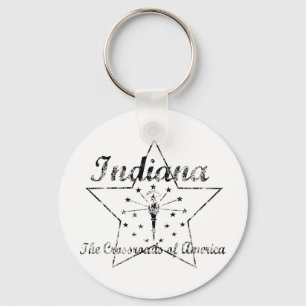 Indiana Key Ring