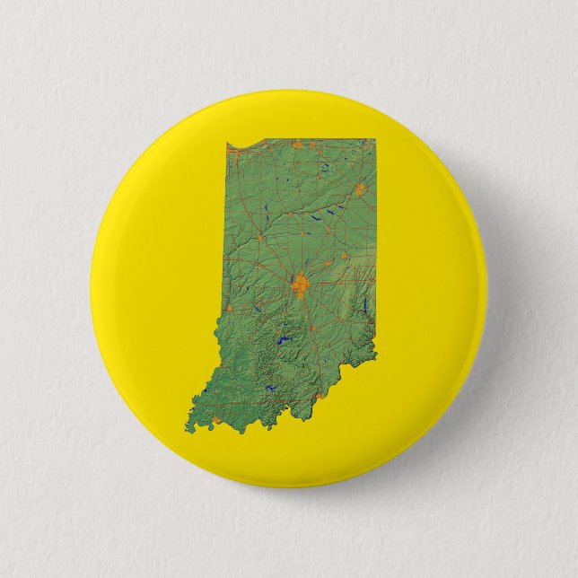 Indiana Map Button (Front)