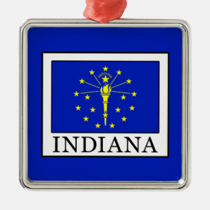 Indiana Metal Tree Decoration