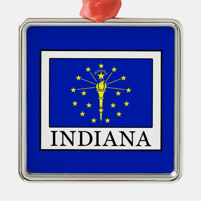 Indiana Metal Tree Decoration (Front)