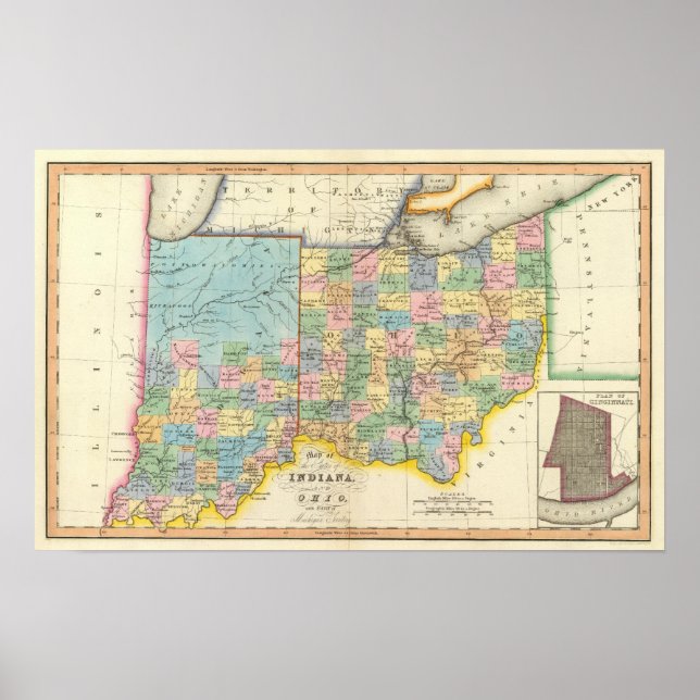 Indiana, Ohio Poster (Front)