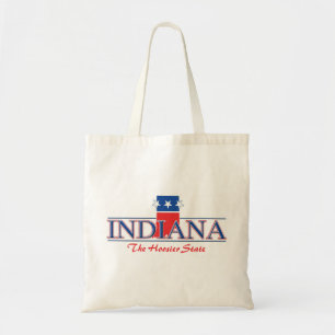 Indiana Patriotic Budget Tote Bag