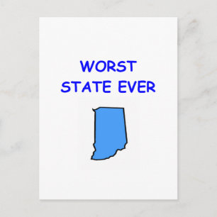 INDIANA POSTCARD