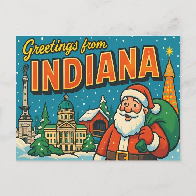 INDIANA Postcard (Front)